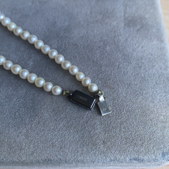 Women’s Vintage Real Pearls Necklace, 16 1/2” - Picture 14 of 17